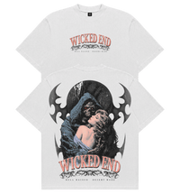 Consumed heavyweight graphic tee, screenprinted in El Paso, Wicked End