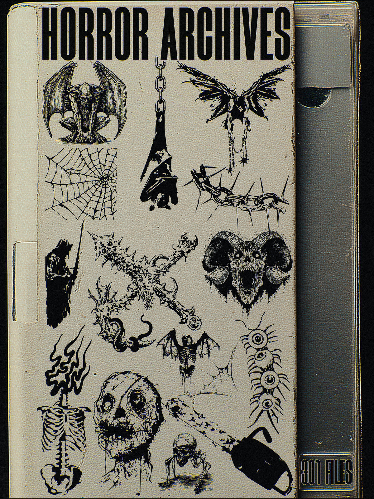 Horror Archives Vector Pack