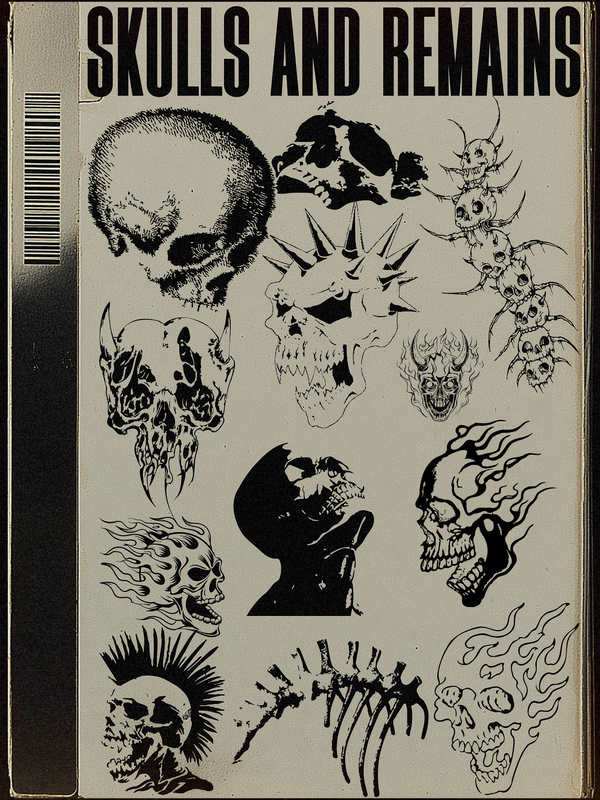 Skulls & Remains Vector Pack