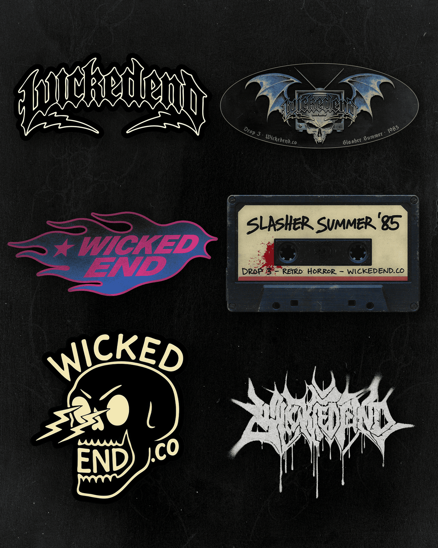 Sticker Pack — All 6 Designs