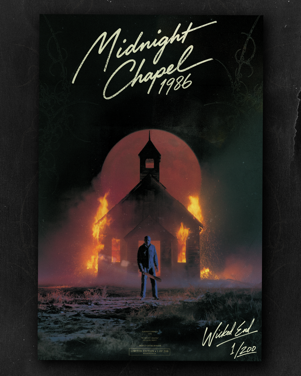 “Midnight Chapel” — Printed Artwork — Limited 1 of 200