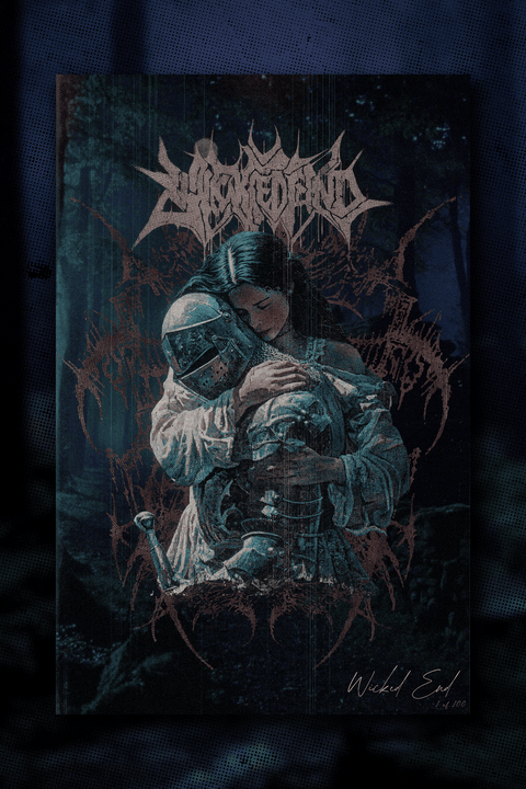 Printed Matte Artwork — "Last Embrace" — Limited 1 of 100