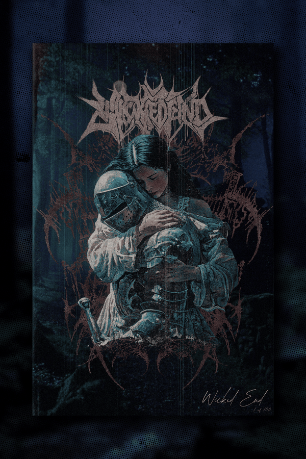 Printed Matte Artwork — "Last Embrace" — Limited 1 of 100