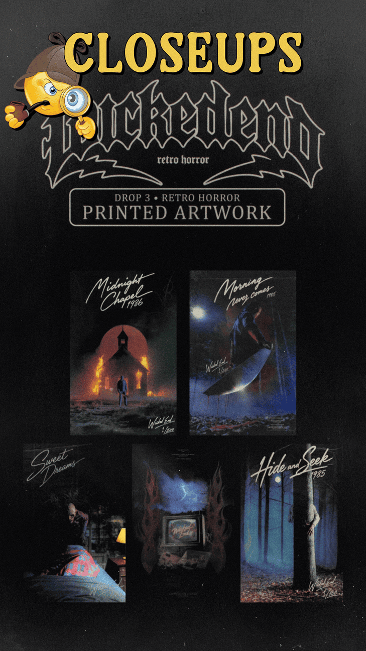 Sweet Dreams” — Printed Artwork — Limited 1 of 200 – Wicked End