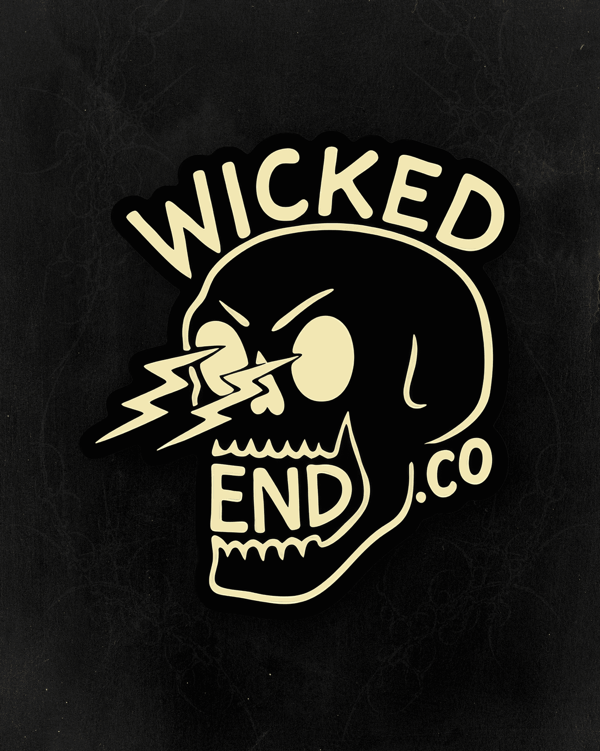 Wicked End Logo Sticker